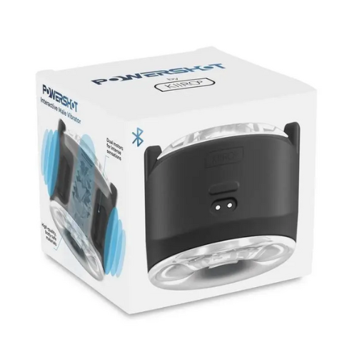 Kiiroo Powershot Interactive Dual Motor Rechargeable Silicone Male Vibrating Masturbator