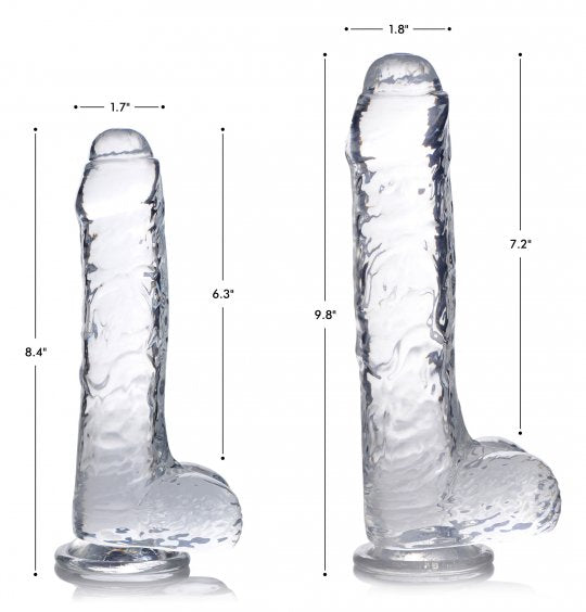 Jock C-Thru Dildo with Balls and Foreskin