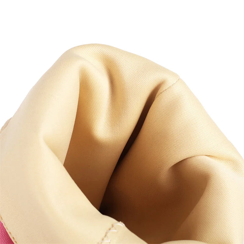 Please Me Pleated Knee High Boots