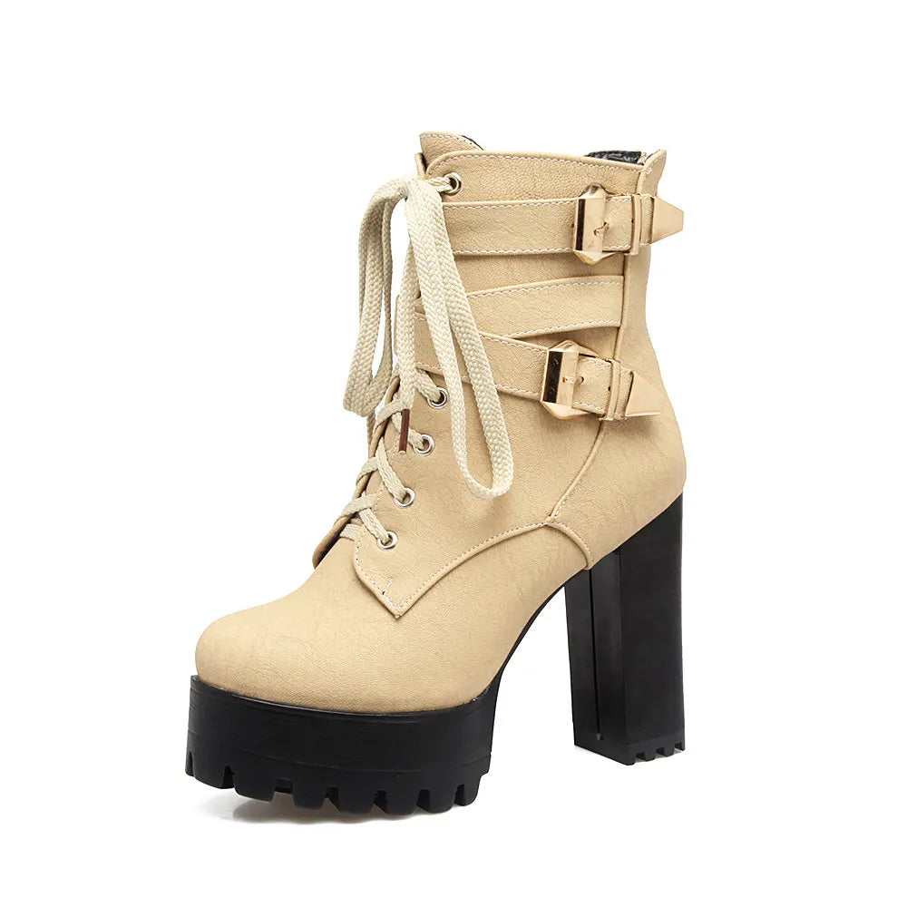 Buckle Boi Ankle Boot Heels