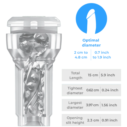 Kiiroo Feel Pocket Stroker Crystal