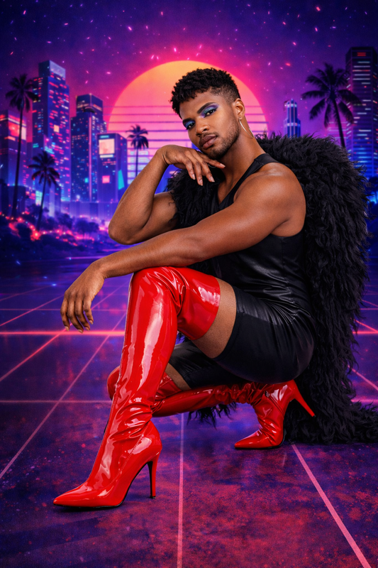 Gag Me Papi Knee High Boot Heels