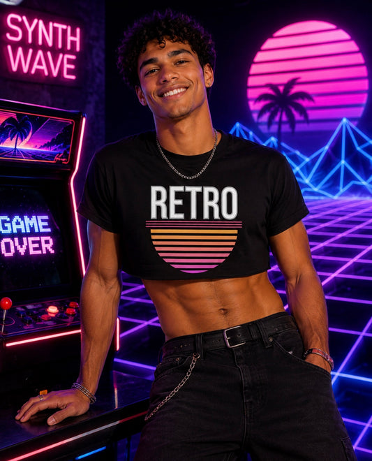 Retro Sun Crop Top