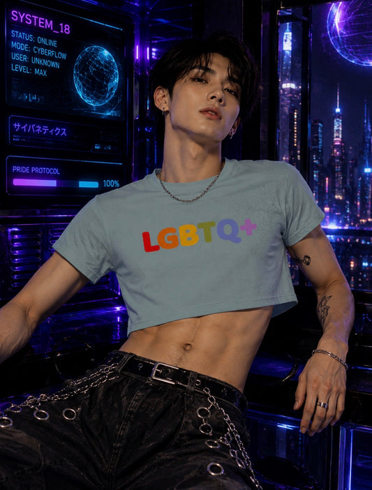 Rainbow LGBTQ+ Crop Top