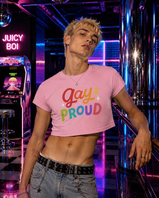 Gay & Proud Crop Top