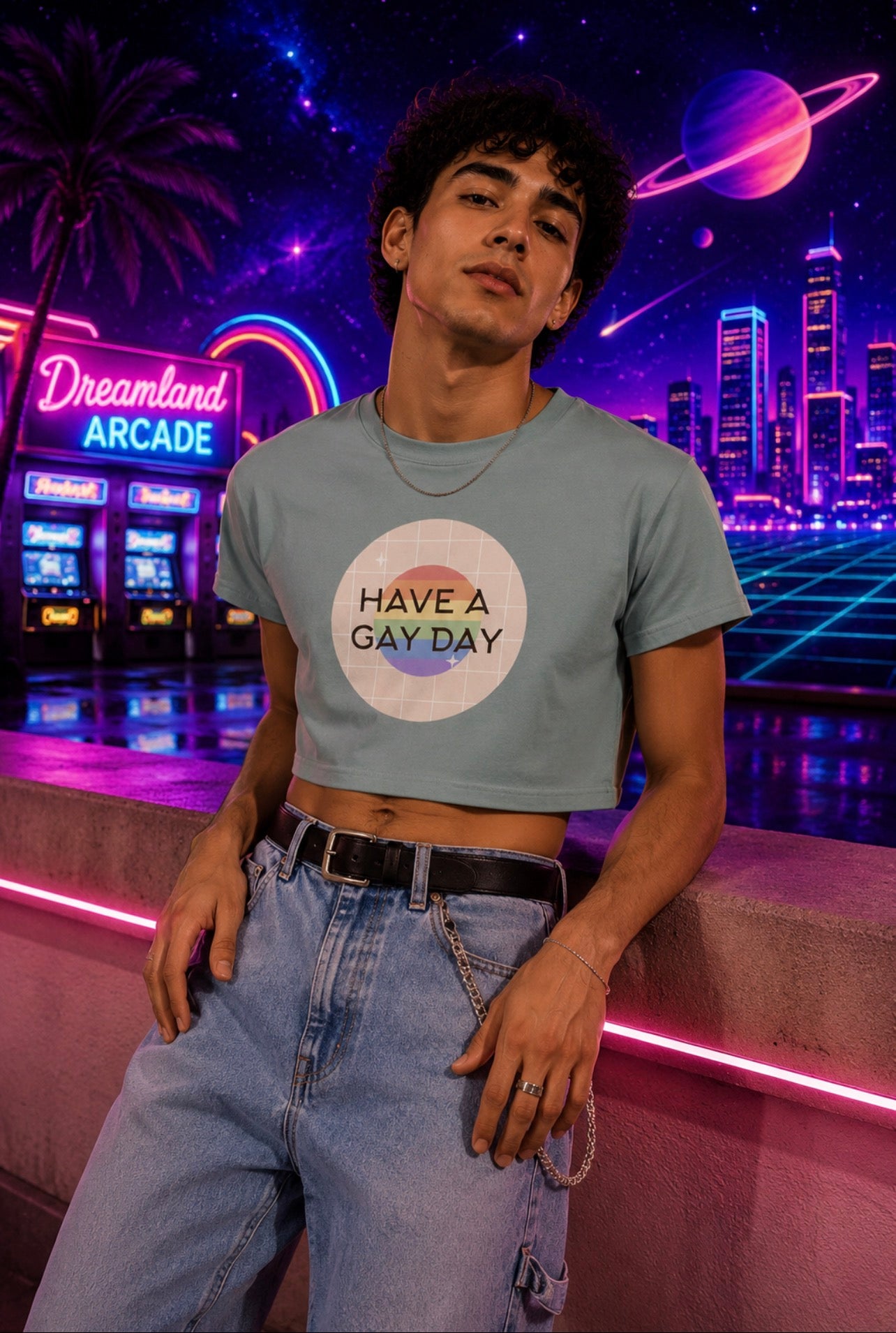 Have A Gay Day Crop Top