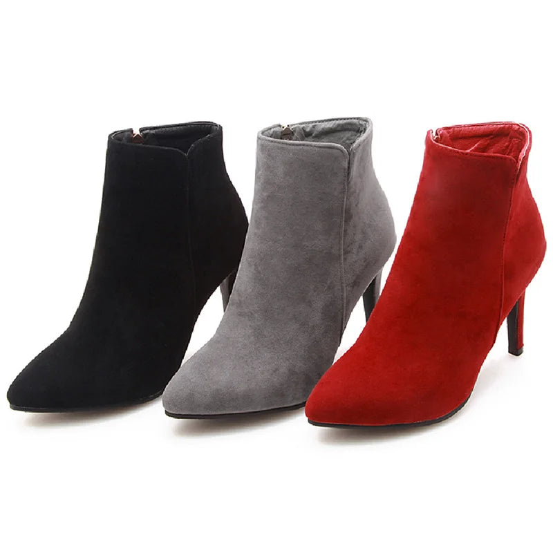 Zip Me Up Boi Ankle Boot Heels