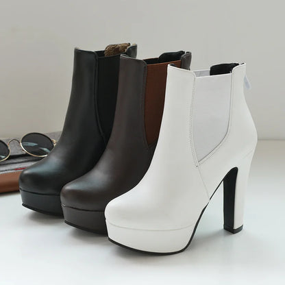 Business Baddie Ankle Boot Heels