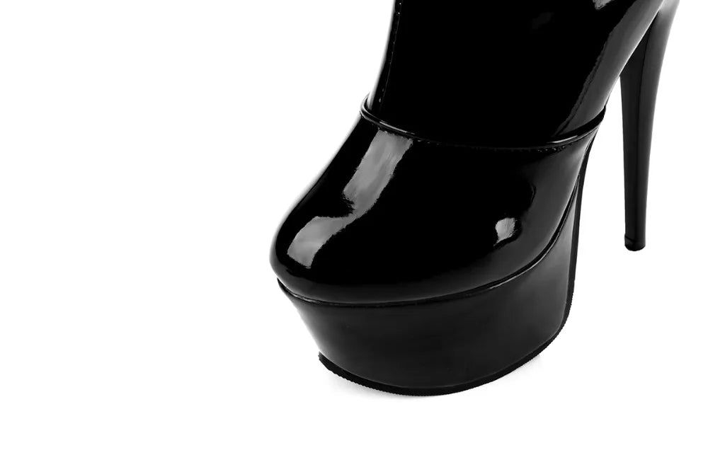 Retro Radio Star Ankle Boot Heels