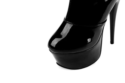 Retro Radio Star Ankle Boot Heels