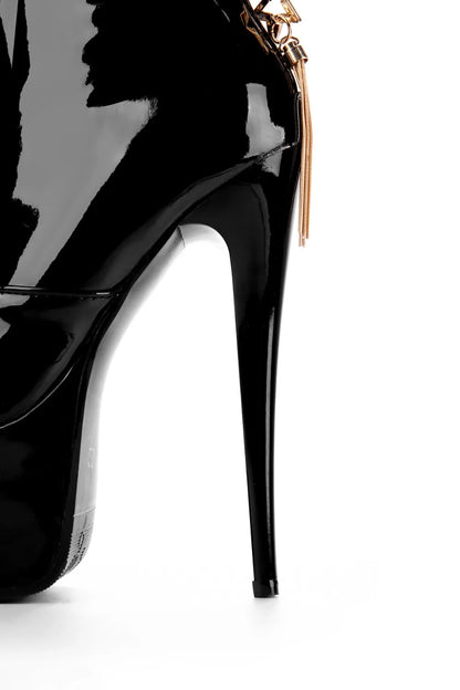 Retro Radio Star Ankle Boot Heels