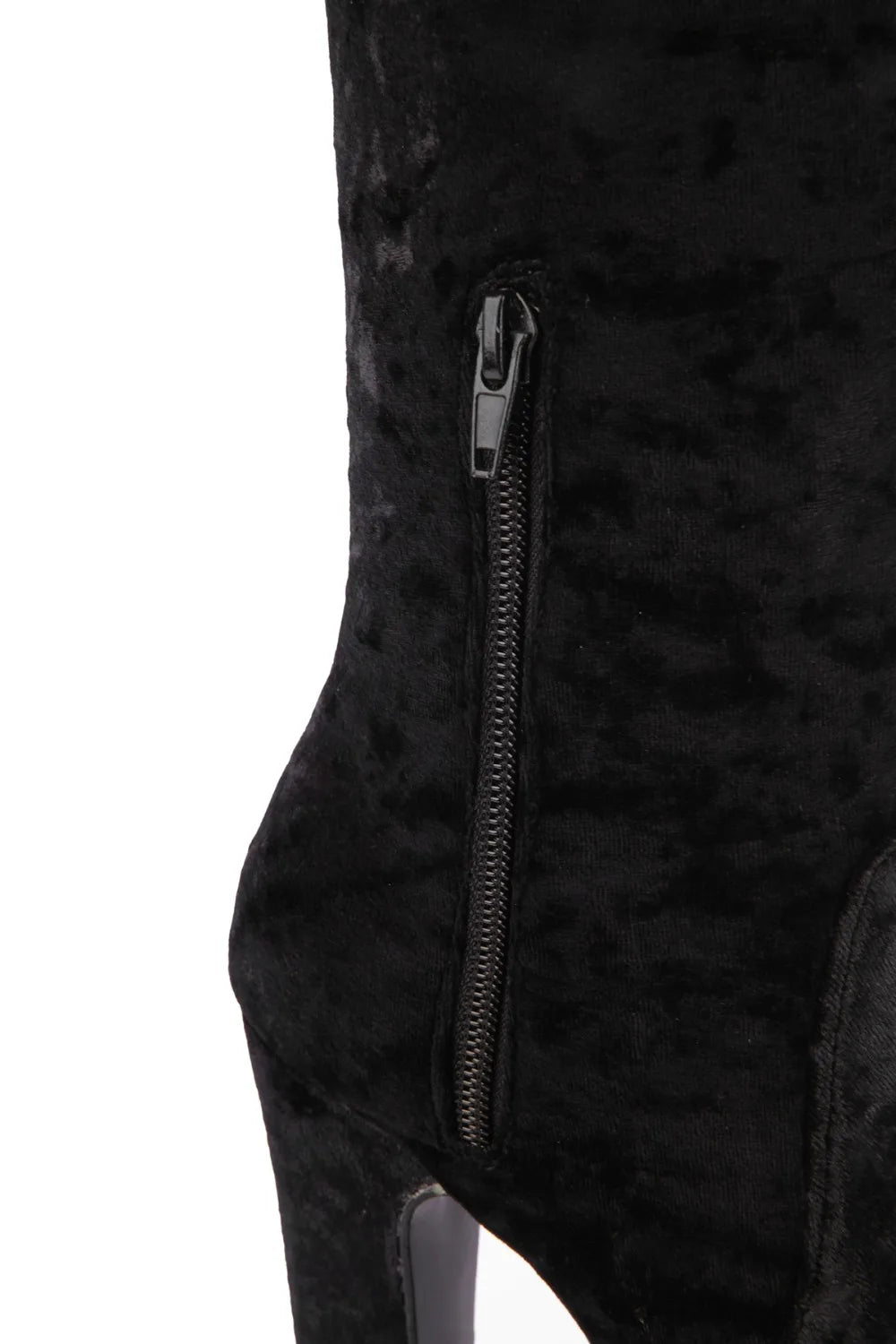 Marry Me Velvet Platform Knee High Boot Heels