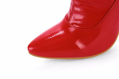 Slip Inside Me Elastic Thigh High Boots