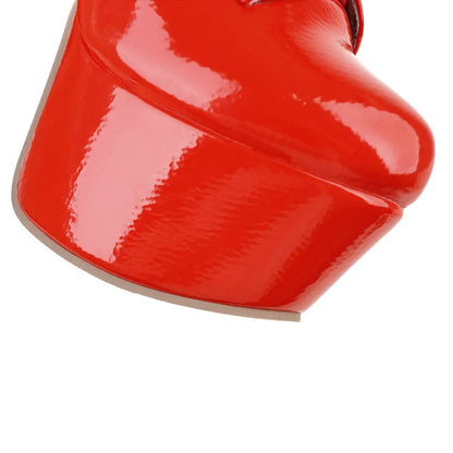 Vivacious Video Vixen Knee High Boot Heels