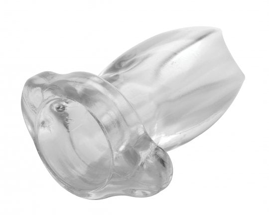 PeepHole Clear Hollow Anal Plug