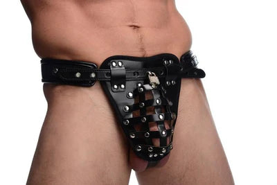 Netted Male Chastity Jock