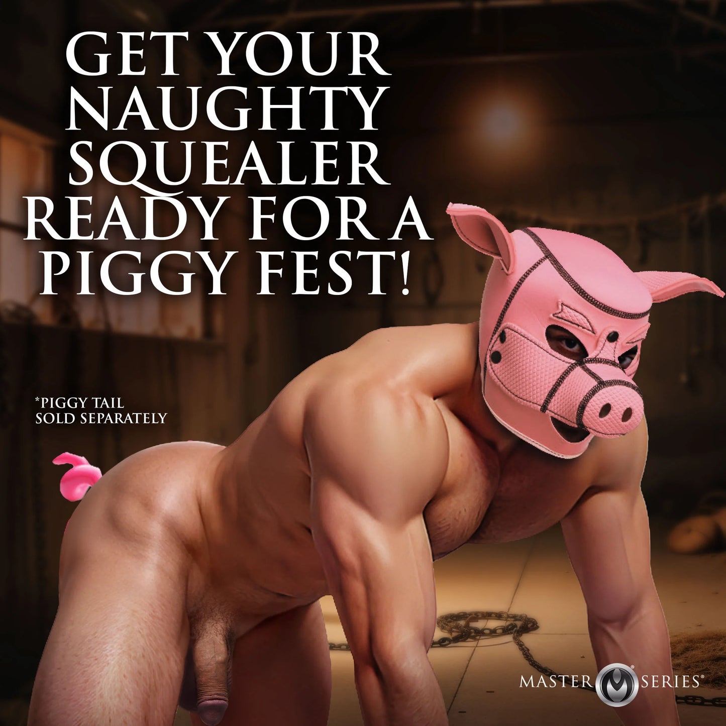 Swine Pig Neoprene Hood