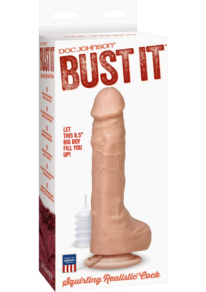 Bust It Squirting Dildo 8.5in