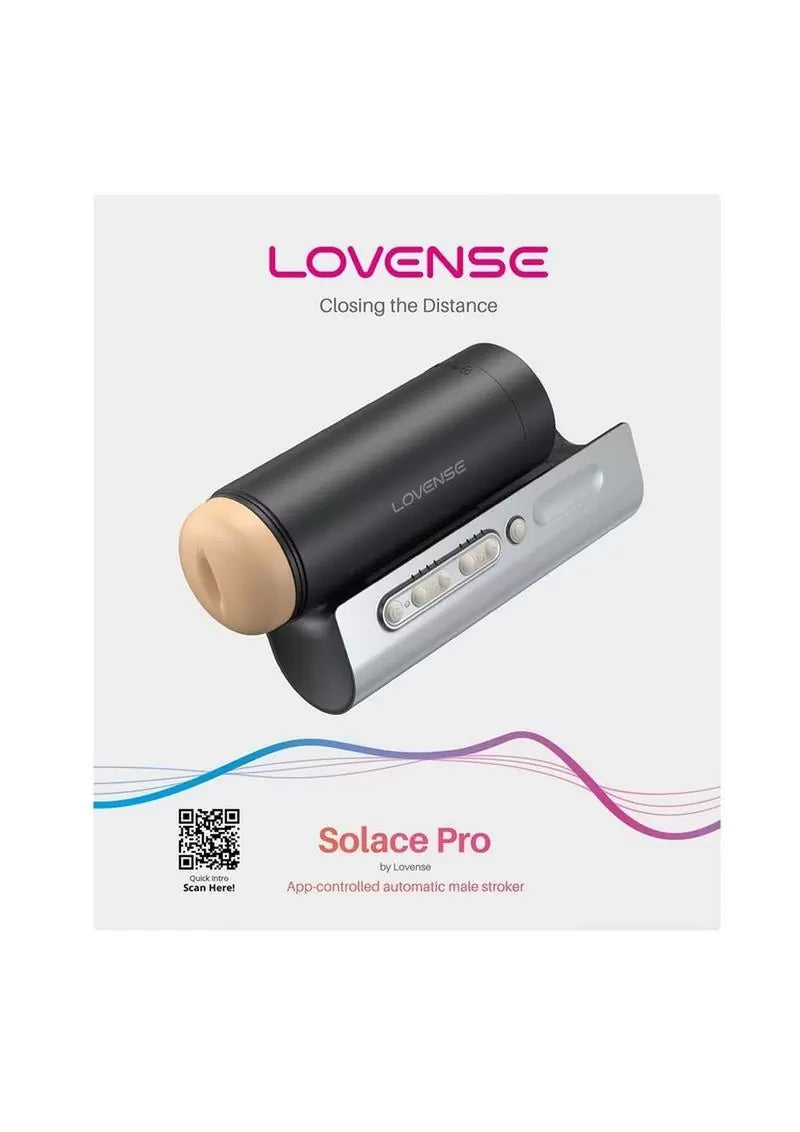 Lovense Solace Pro Rechargeable App Compatible Stroker