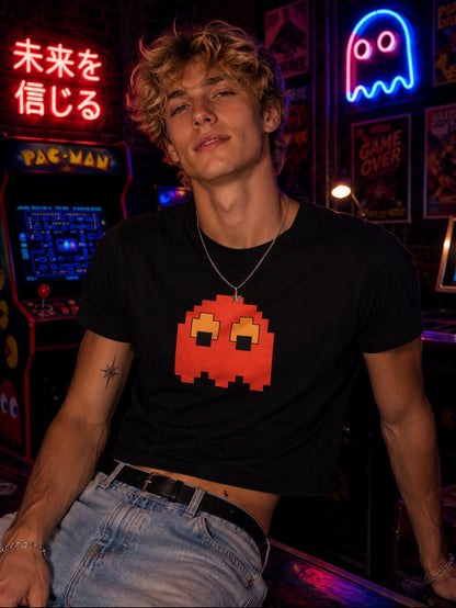 Retro Ghost Crop Top