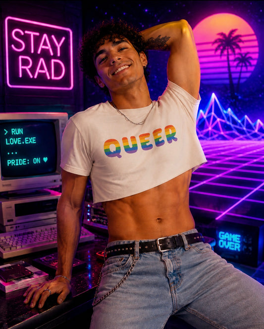 Rainbow Queer Crop Top