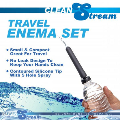 Travel Enema Water Bottle Adapter Set