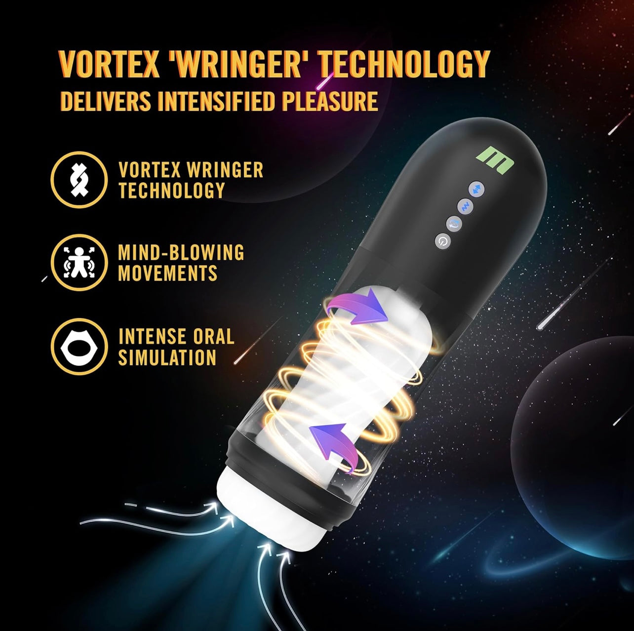 M For Men Quantum X Rechargeable Stroker