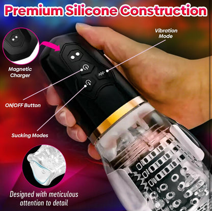 The Male Rose 2 Rechargeable Sucking Masturbator