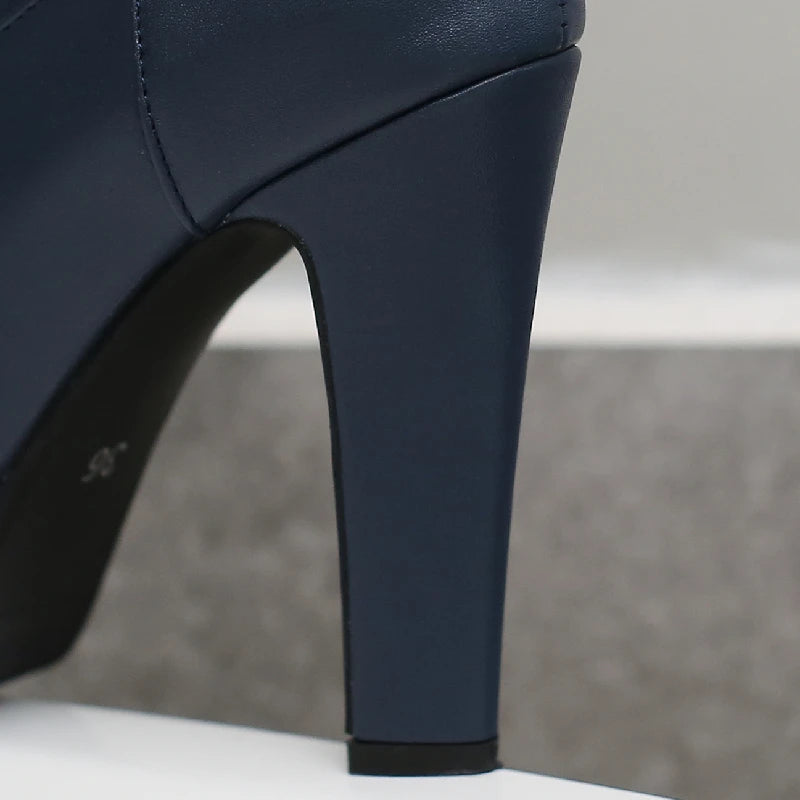 Super Galactic Stud Ankle Boot Heels