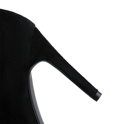 Sexy Salty Cock Sock Ankle Boot Heels