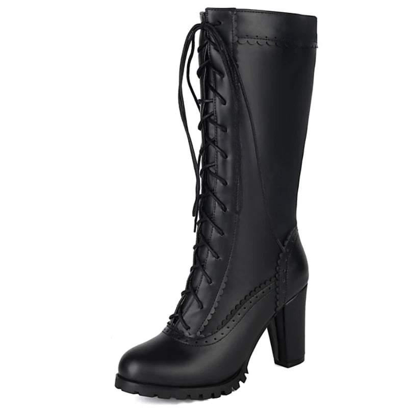 Ride 'Em Cowboi Knee High Boot Heels