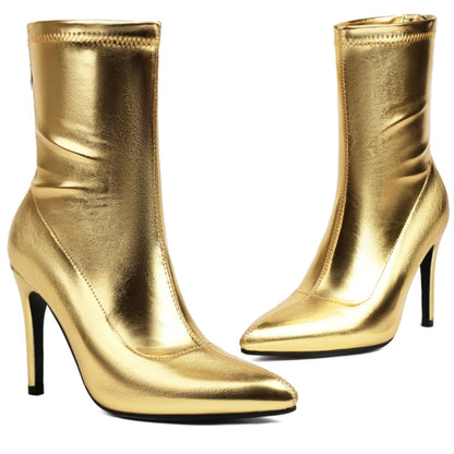 Glossy Glam Girl Ankle Boot Heels