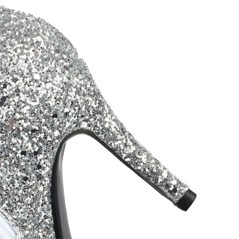 Living Luxury Peep Toe Ankle Boot Heels