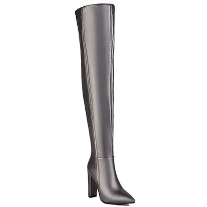 Galactic Glamazon Thigh High Boot Heels