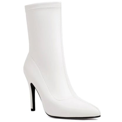 Glossy Glam Girl Ankle Boot Heels