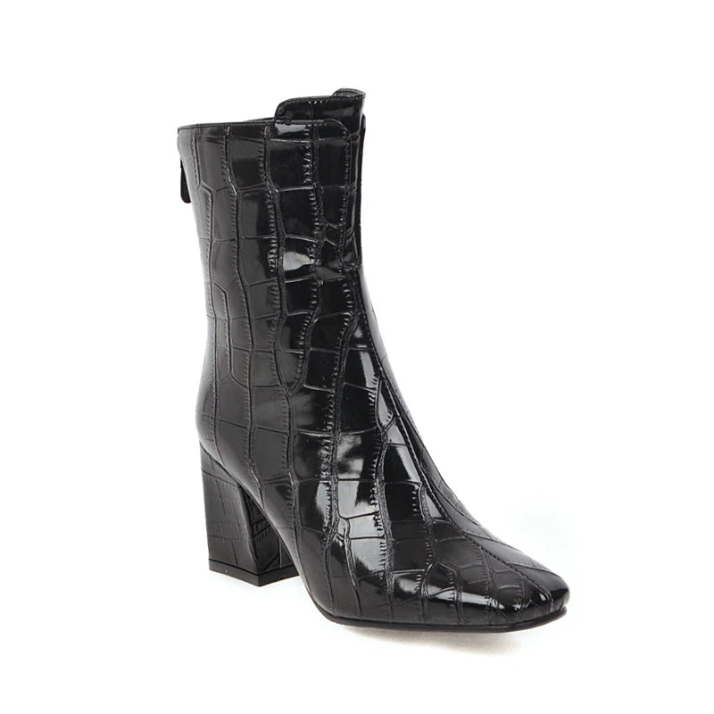 Slither Inside Ankle Boot Heels