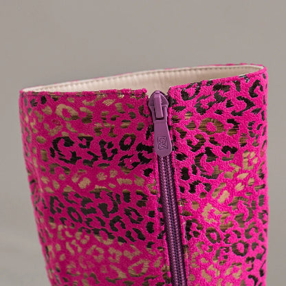 Dick In Me Disco Knee High Boot Heels