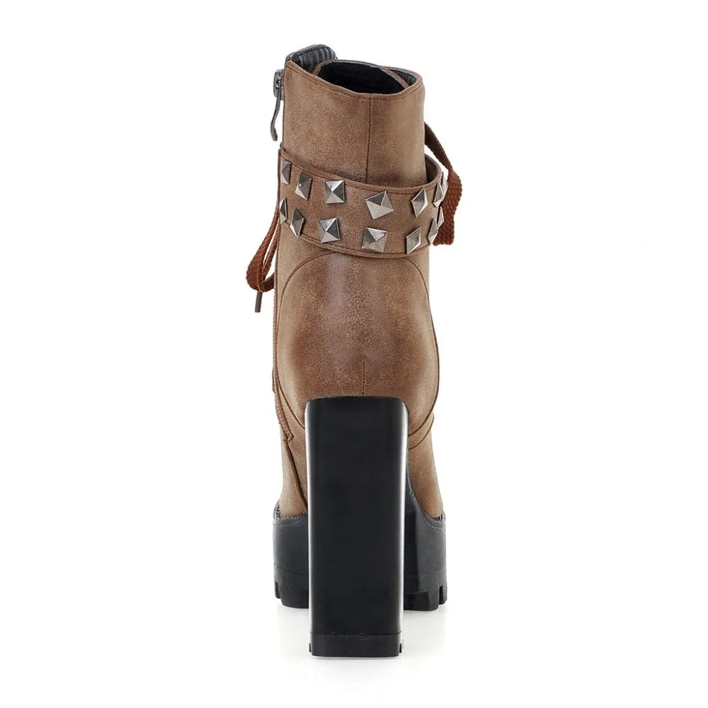 Buckled Up Baddie Boot Heels