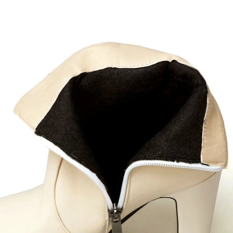 Motorboat Motorcycle Ankle Boot Heels