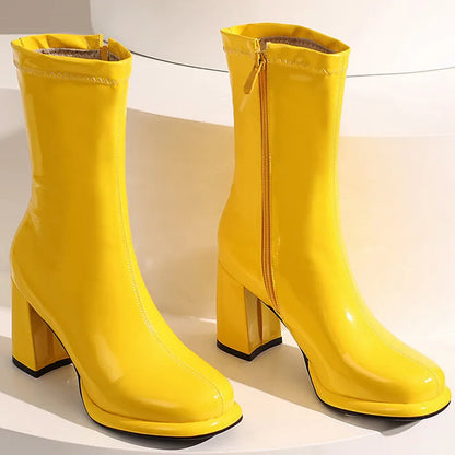 Call Me Candy Ankle Boot Heels