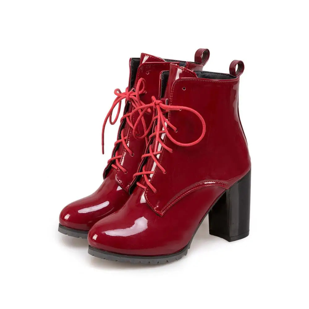 Cunty Candied Ankle Boot Heels