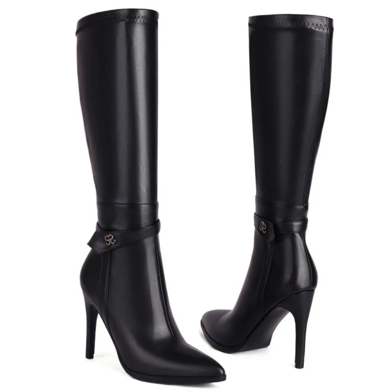 Nut In Me Knee High Boot Heels
