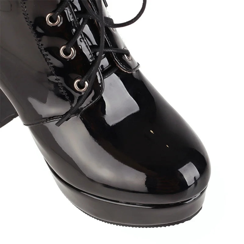 Bodacious Butterfly Buckle Ankle Boot Heels