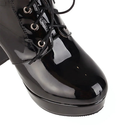 Bodacious Butterfly Buckle Ankle Boot Heels