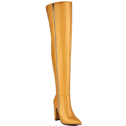 Galactic Glamazon Thigh High Boot Heels