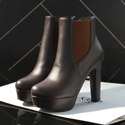 Business Baddie Ankle Boot Heels