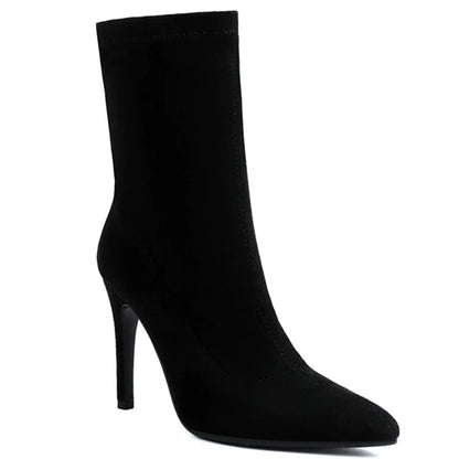 Sexy Salty Cock Sock Ankle Boot Heels