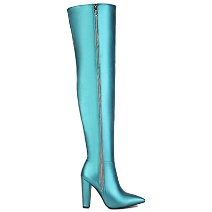 Galactic Glamazon Thigh High Boot Heels
