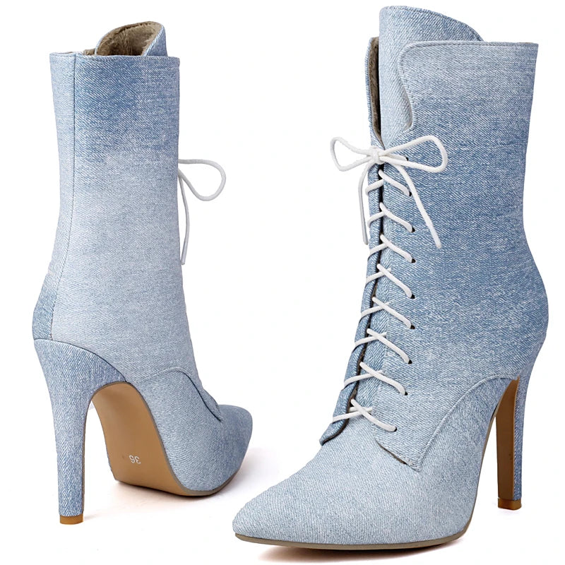 Jaunty Jean Ankle Boot Heels