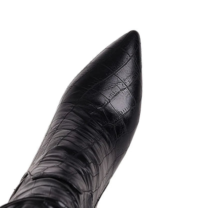 Disco Daddy Cowboi Knee High Boot Heels